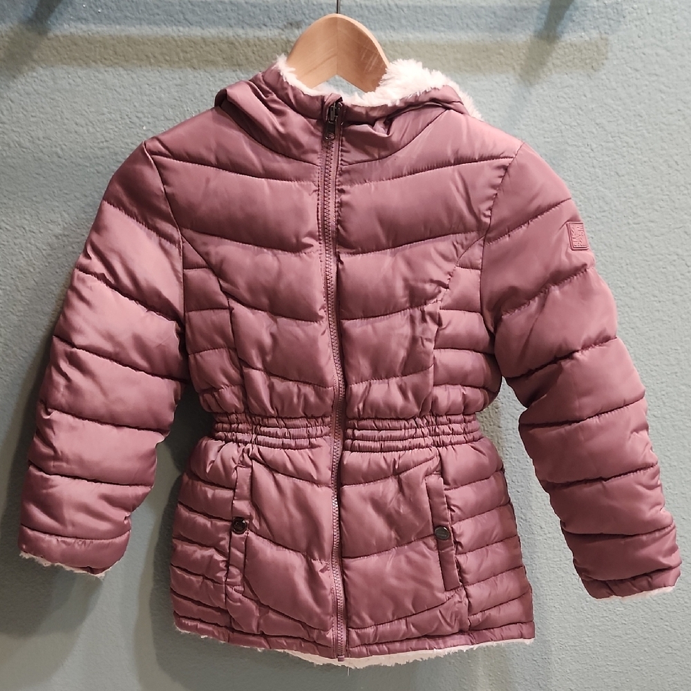 Steve Madden Puffer Jacket Dusty Rose / Mauve Size 7/8